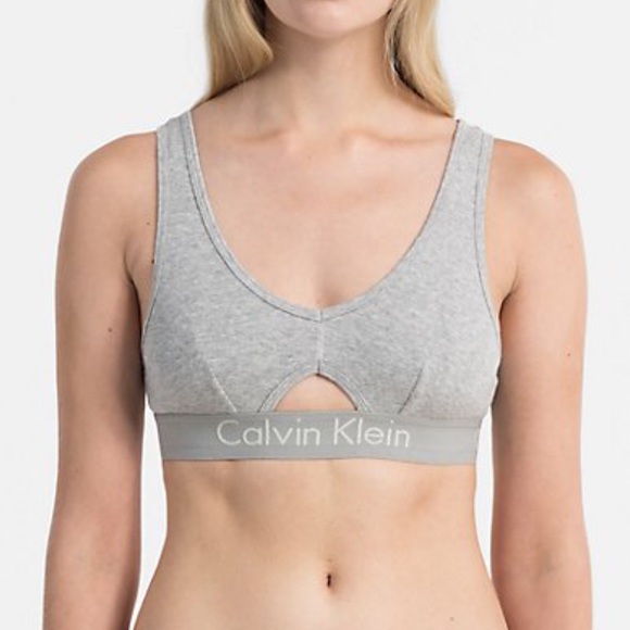 calvin klein cut out bralette